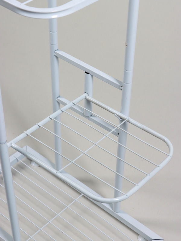 Подставка для цветов Greengo, 3 полки, 43 × 22 × 57 см, напольная, металл, белая Подставка для цветов Greengo, 3 полки, 43 × 22 × 57 см, напольная, металл, белая