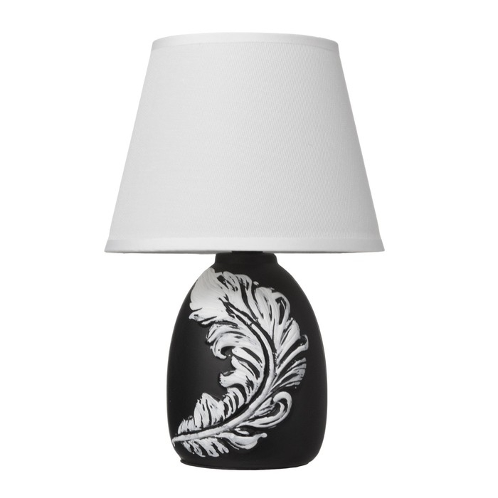 Настольная лампа 16537/1BK E14 40Вт черно-белый 17,5х17,5х26,5 см Настольная лампа 16537/1BK E14 40Вт черно-белый 17,5х17,5х26,5 см