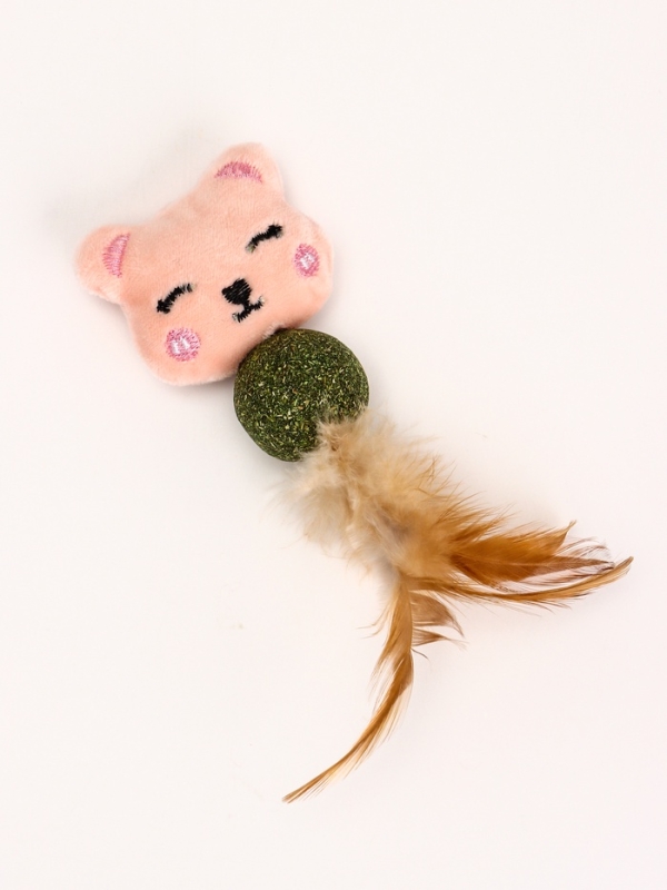 Игрушка с кошачьей мятой  Игрушка с кошачьей мятой "Животные", 18 см, Микс видов