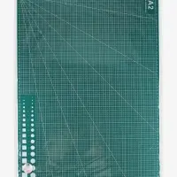 Мат для резки, двусторонний, 60&times;45 см, А2, зелёный