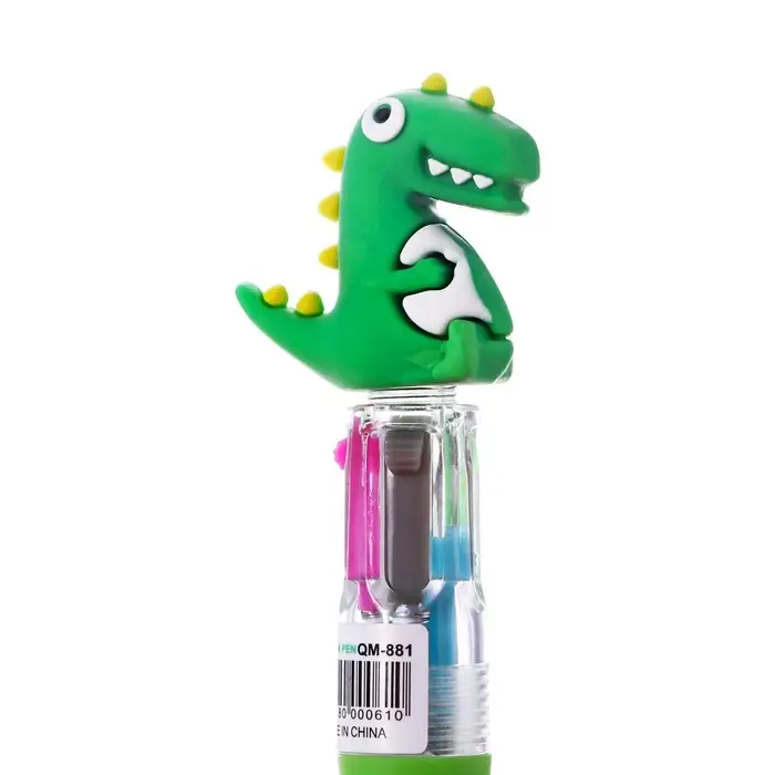 Многоцветная шариковая ручка Calligrata Многоцветная шариковая ручка Calligrata "Дракон" автоматическая, 4-х цветная, МИНИ, зелёная