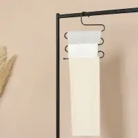 VETTA Вешалка для брюк 34,5x33,5x0,8 см, металл, чёрный