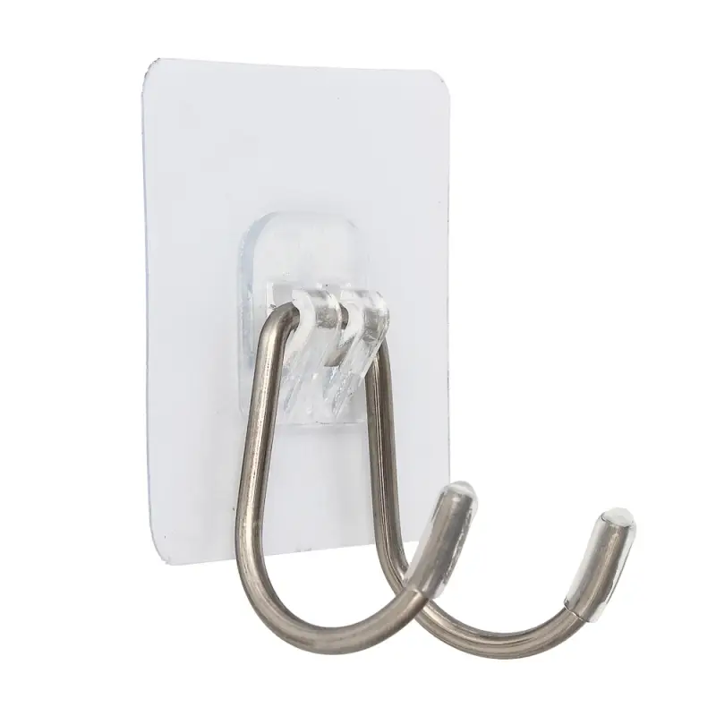 Крючки самоклеящиеся тм VETTA, двойные, 7х7х4,5см, ПВХ, металл, 2шт