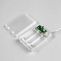 Гирлянда &laquo;Нить&raquo; 2 м, IP20, прозрачная нить, 20 LED, 2 режима, от батареек АА&times;3, свечение мульти