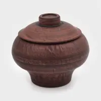 Горшок для жаркого &laquo;Гладкий&raquo;, 600 мл., 13&times;14 см, красная глина