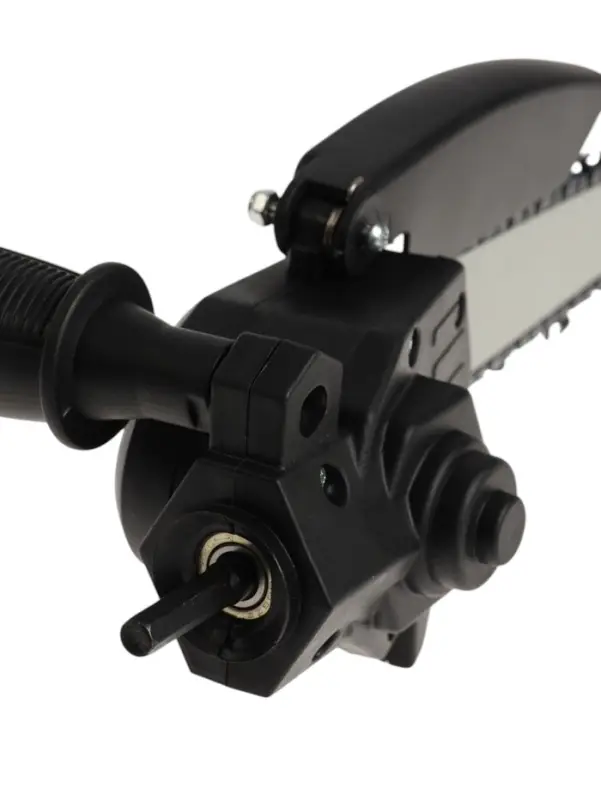 Насадка для дрели ТУНДРА, цепная пила, 150 мм, 1/4", 37 звеньев, 18 зубьев, круглый зуб