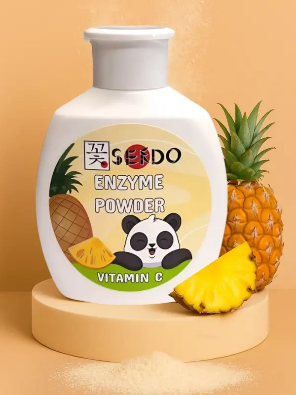 Энзимная пудра для умывания Sendo с бромелаином и витамином С, 75 г Энзимная пудра для умывания Sendo с бромелаином и витамином С, 75 г