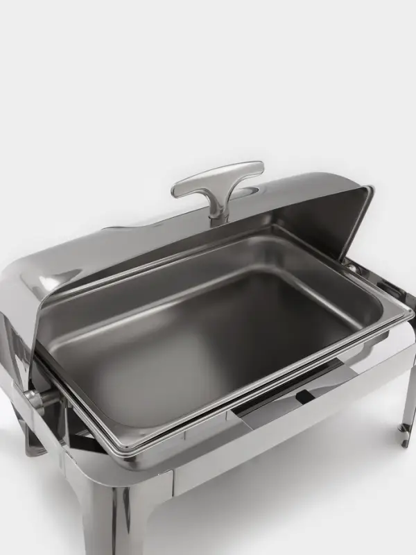 Мармит Hanna Kn&ouml;vell, 64&times;46&times;44 см, откидывающаяся крышка, с окном, нержавеющая сталь, серебристый