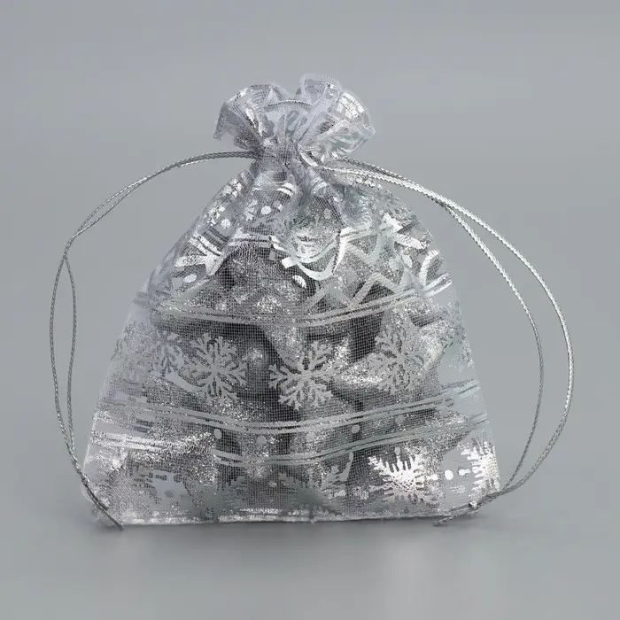 Мешочек подарочный органза «Волшебного Нового года», 10 х 12 см +/- 1.5 см Мешочек подарочный органза «Волшебного Нового года», 10 х 12 см +/- 1.5 см