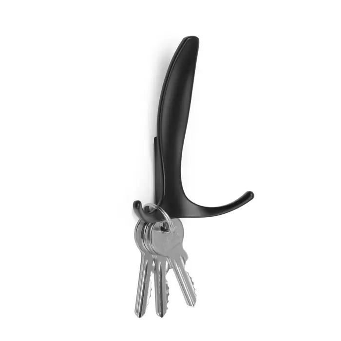 Крючок мебельный CAPPIO FLAT, трехрожковый, цвет черный