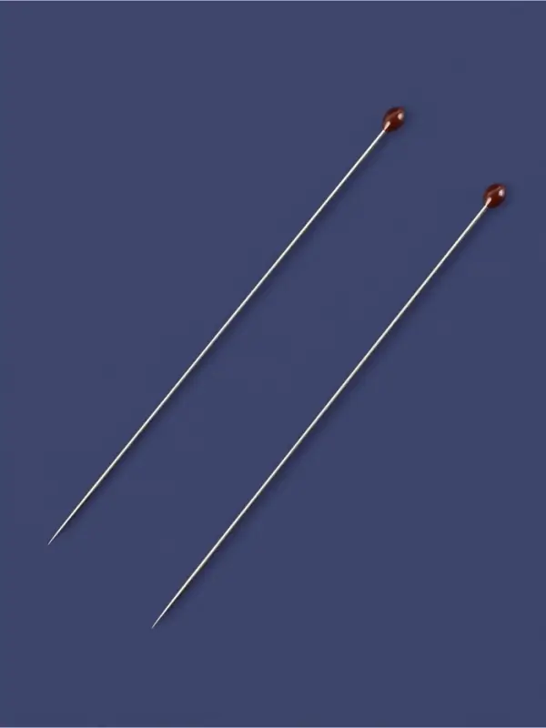 Булавки портновские TEIRA, 40 мм, d=0.45 мм, 50 шт., стальные