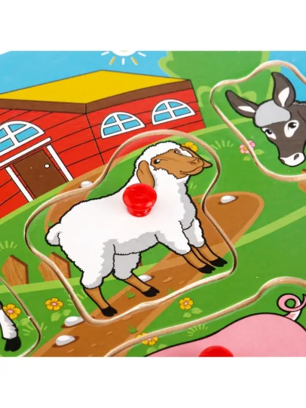 Рамка - вкладыш Лесная мастерская &laquo;Весёлая ферма&raquo;, 8 элементов