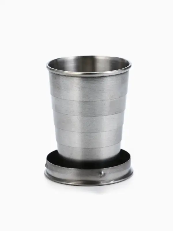 Фляжка со складной стопкой в чехле &laquo;Лев&raquo;, 240 мл, 75 мл