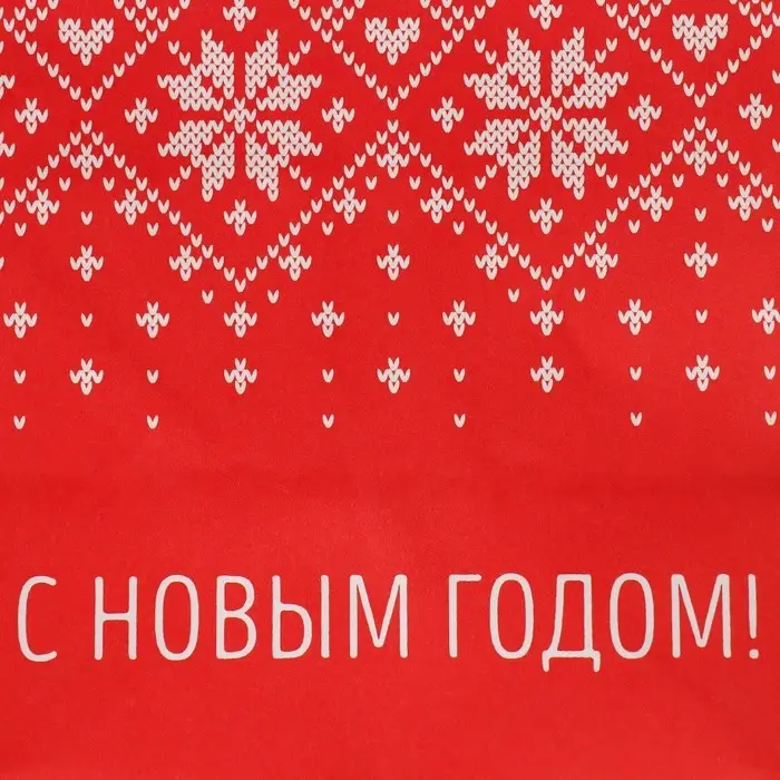 Пакет под бутылку «Морозко», 13 x 36 x 10 см