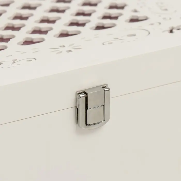 Шкатулка для украшений &laquo;Белоснежная&raquo;, дерево, 22&times;16&times;10 см