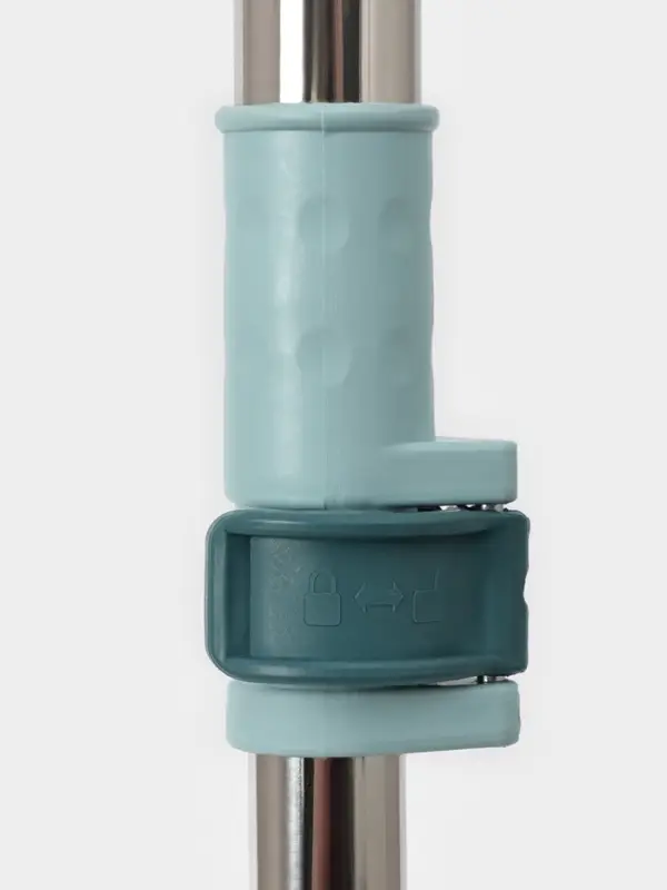 Водосгон для пола, силиконовый, поворотный сгон 35 см, черенок нержавеющая сталь 58-97 см