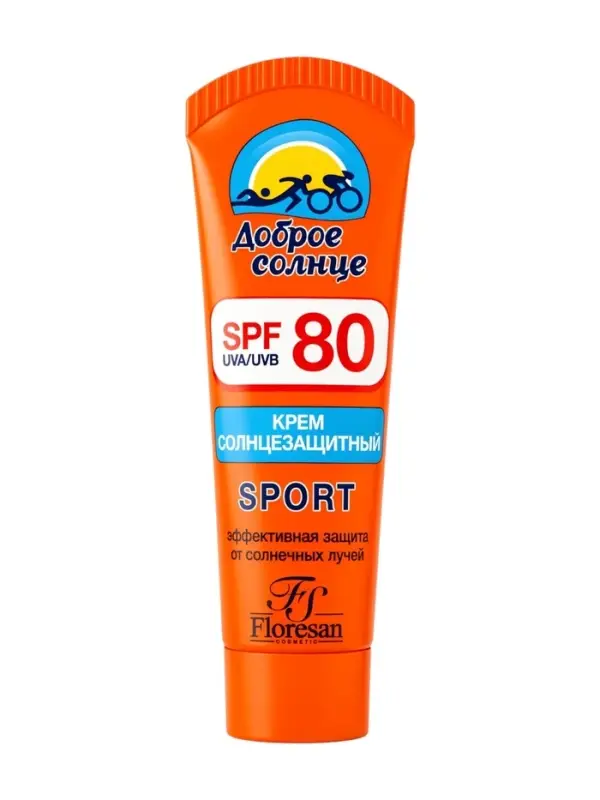 Солнцезащитный крем для спорта Floresan SPF 80, 60 мл