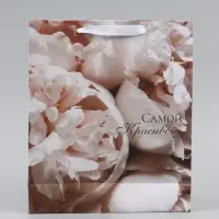 Пакет подарочный вертикальный &laquo;Самой красивой&raquo;,  M, 25,5 &times; 32 &times; 9 см