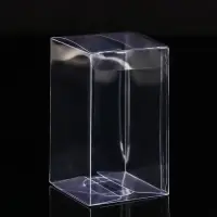 Складная прозрачная коробка из PVC, для упаковки подарков, 7×7×12 см