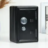 Копилка для денег &laquo;Сейф&raquo;, гипс, чёрный, 12&times;10&times;18 см