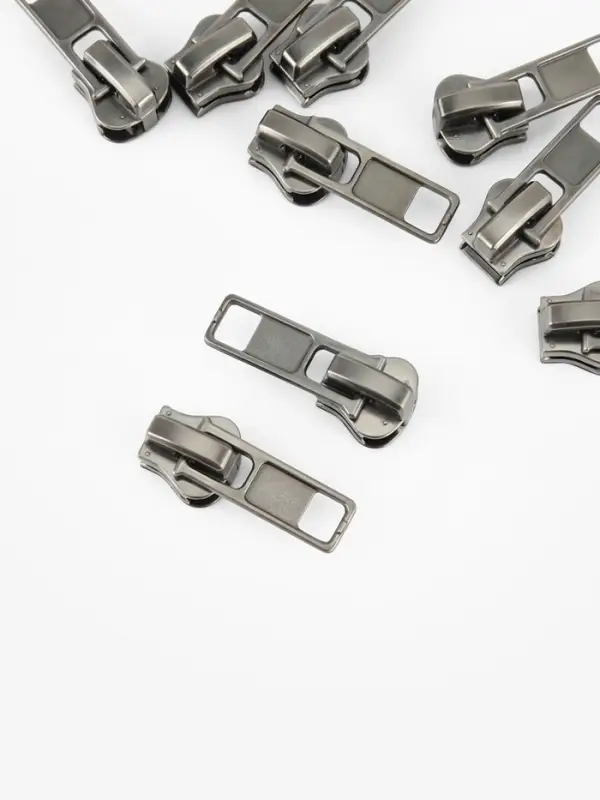 Бегунок автоматический для молнии &laquo;Трактор&raquo;, №5, 10 шт., цвет никель