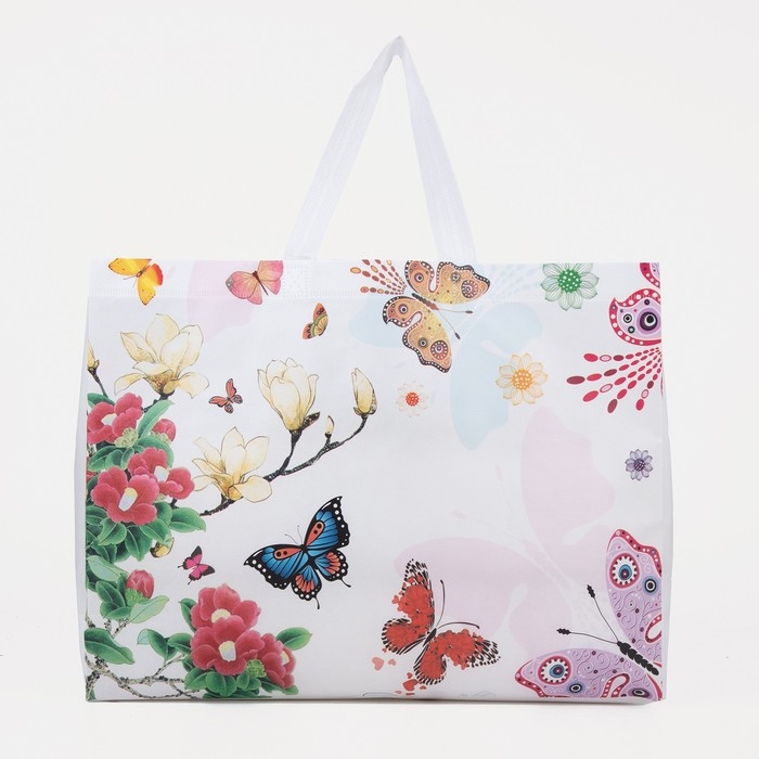 Сумка хозяйственная без застёжки, цвет белый Сумка хозяйственная без застёжки, цвет белый