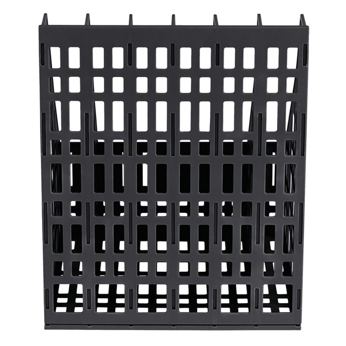 Лоток для бумаг cборный, вертикальный, 6 отделений, чёрный