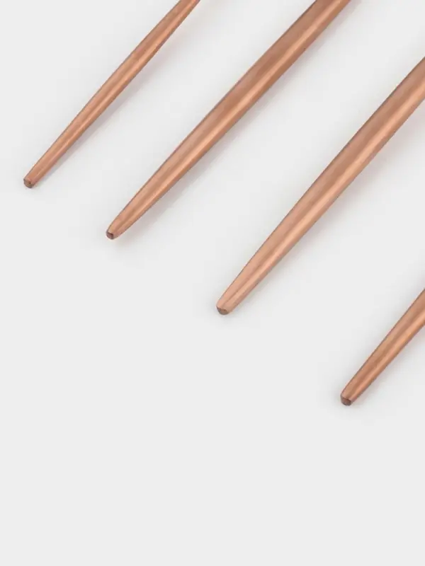 Набор столовых приборов из нержавеющей стали Magistro &laquo;Оску базис&raquo;, 4 предмета, цвет бронзовый