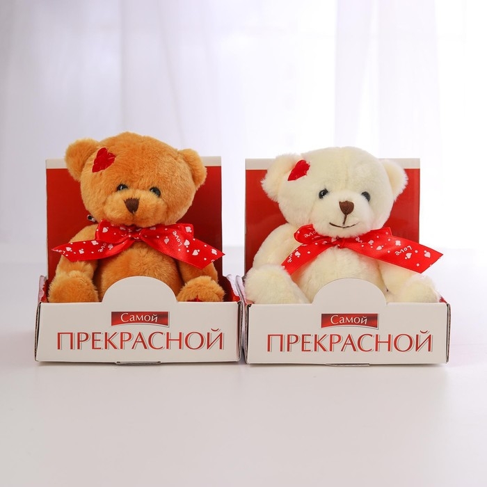 Мягкая игрушка «Мишка», цвет микс, 15 см Мягкая игрушка «Мишка», цвет микс, 15 см