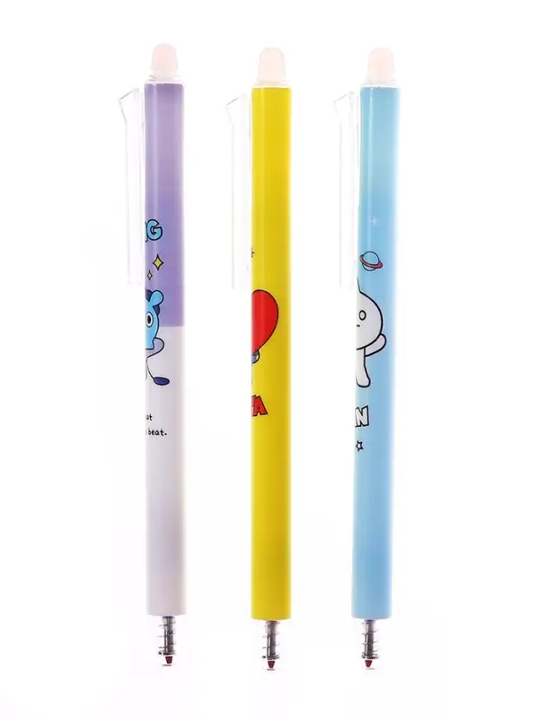 Стираемая ручка &laquo;Чудик&raquo;, гелевая, автоматическая, синий стержень, узел 0.5 мм, МИКС