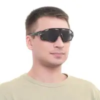 Очки солнечные мужские спортивные &laquo;Мастер К&raquo;, uv 400, ширина 15 см, дужка 13.5 см, линза 8&times;5.1 см