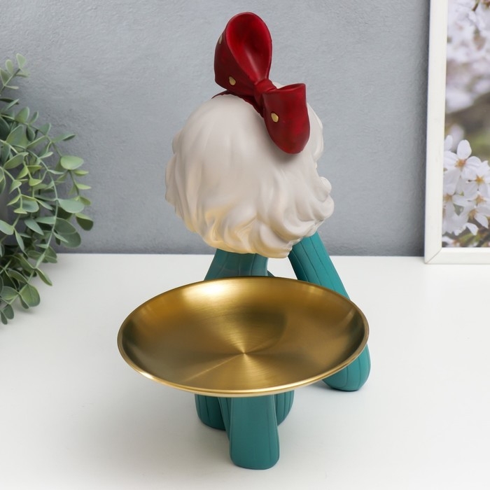 Сувенир полистоун подставка  Сувенир полистоун подставка "Девушка с бантом на голове" 33х14х23 см