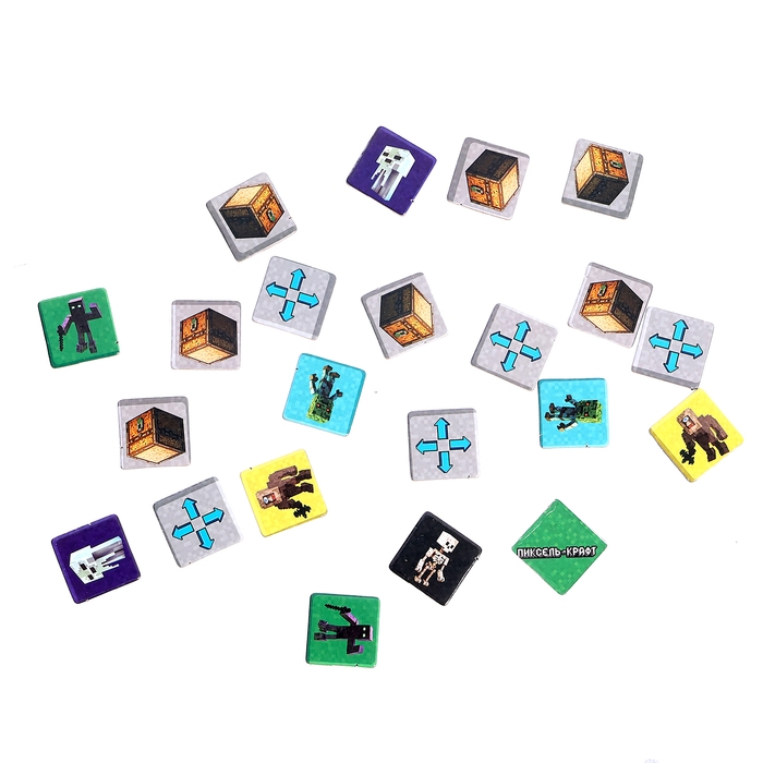 Настольная игра-бродилка «Пиксель-крафт», 2-4 игрока, 7+ Настольная игра-бродилка «Пиксель-крафт», 2-4 игрока, 7+