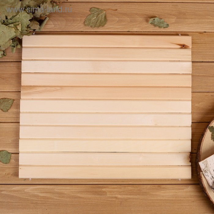 Сидушка Сидушка "Силён, умён, в бане закалён" 28х39см