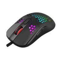 Мышь Marvo G925, игровая, проводная, оптическая, RGB, 12000 dpi, USB, 1.8 м, чёрная