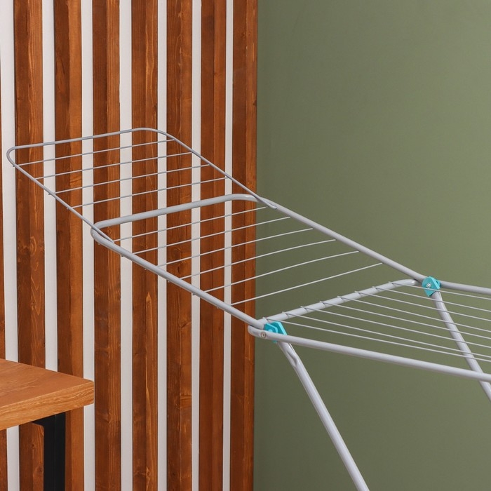 Сушилка для белья напольная, 220×50×90 см, 25 м, цвет хром Сушилка для белья напольная, 220×50×90 см, 25 м, цвет хром