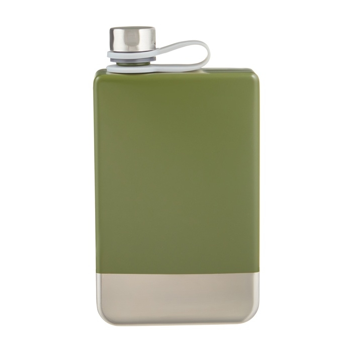 Фляжка для алкоголя, нержавеющая сталь, подарочная, армейская, 270 мл, 9 oz