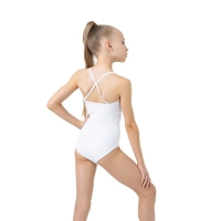 Купальник для гимнастики и танцев Grace Dance, р. 38, цвет белый