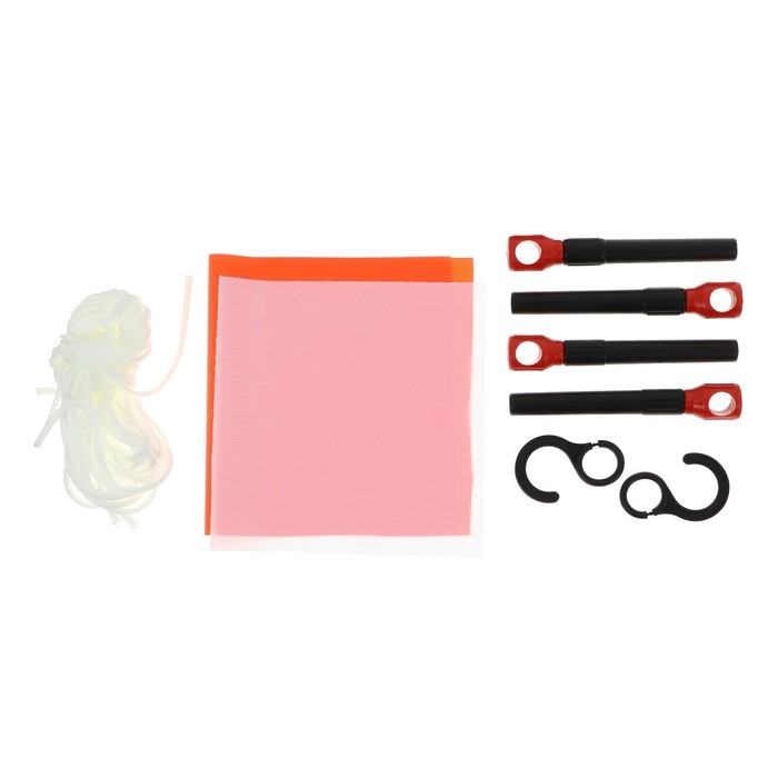 Палатка зимняя куб СЛЕДОПЫТ 1.5 х 1.5 м, ткань Oxford, цвет оранжево-белый, Палатка зимняя куб СЛЕДОПЫТ 1.5 х 1.5 м, ткань Oxford, цвет оранжево-белый,