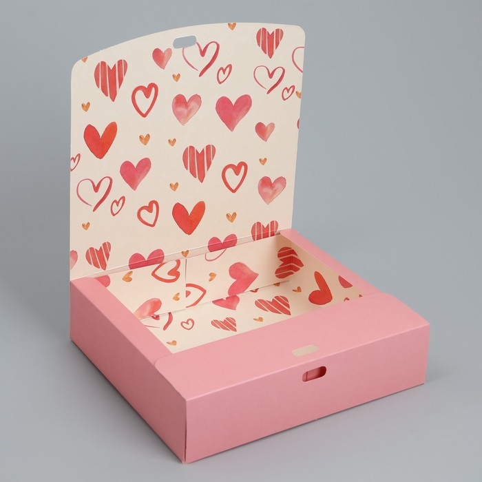 Коробка подарочная складная двухсторонняя, упаковка, «Коробка», 20 х 18 х 5 см Коробка подарочная складная двухсторонняя, упаковка, «Коробка», 20 х 18 х 5 см