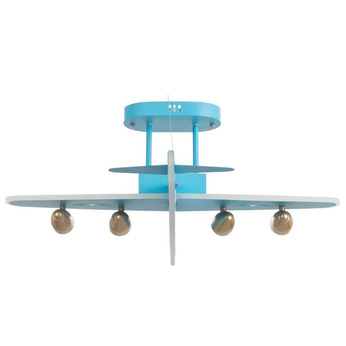 Люстра Люстра "Самолет" LED 128Вт 3000-6000К синий 71х61х32 см