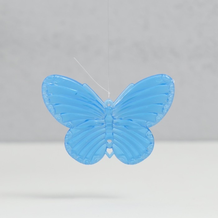 Музыка ветра пластик Музыка ветра пластик "Бабочки" светятся в темноте 4 трубочки + 11 фигурок 67 см МИКС