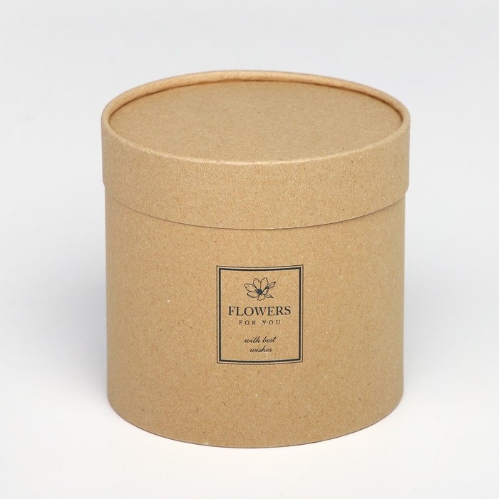 Набор шляпных коробок из крафта 2 в 1, упаковка подарочная, «Flowers», 12 х 12, 15 х 15 см Набор шляпных коробок из крафта 2 в 1, упаковка подарочная, «Flowers», 12 х 12, 15 х 15 см