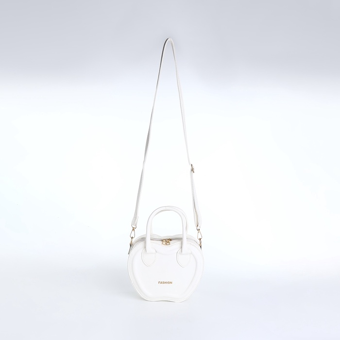 Сумка женская кросс-боди на молнии, цвет белый Сумка женская кросс-боди на молнии, цвет белый