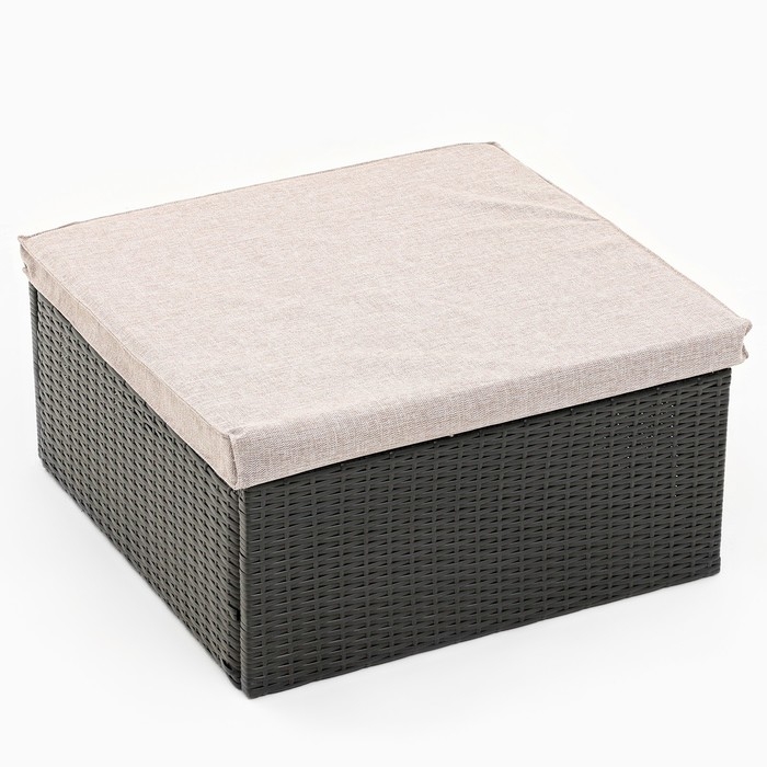 Набор садовой мебели Набор садовой мебели "Флорант": угловой диван, стол, плетение: искусственный ротанг, мокко