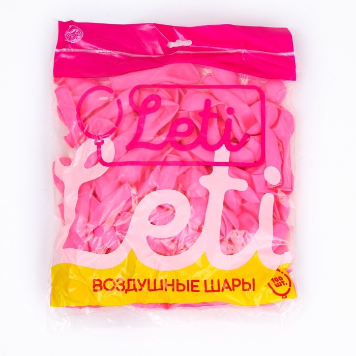 Шар латексный 5 Шар латексный 5", пастель, набор 100 шт., водные бомбочки, цвет розовый