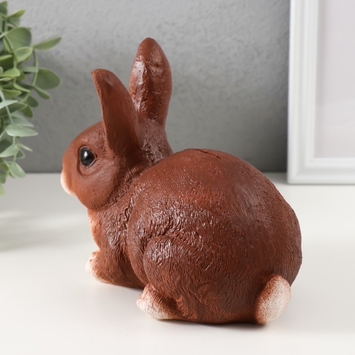 Копилка Копилка "Кролик №1 Рыжий" высота 14 см, ширина 10 см, длина 18 см