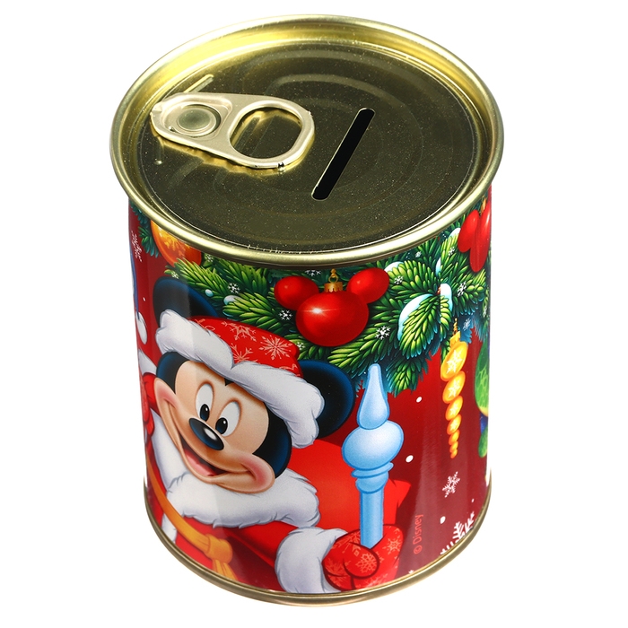 Новый год. Копилка Новый год. Копилка "Год Змеи 2025", 9.5х9.5х7.5 см, Микки Маус