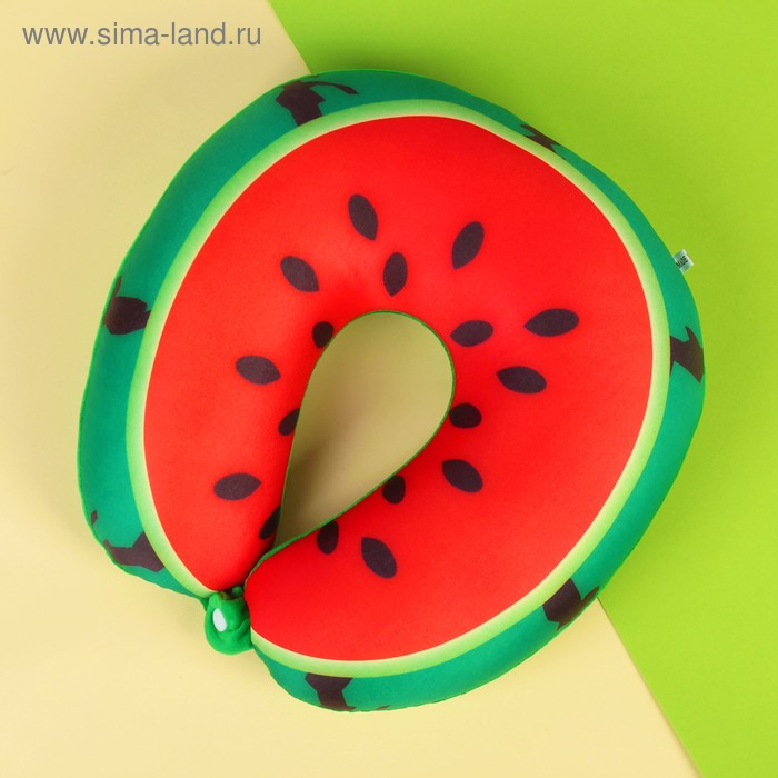 Подголовник-антистресс «Арбузик», на застёжке Подголовник-антистресс «Арбузик», на застёжке