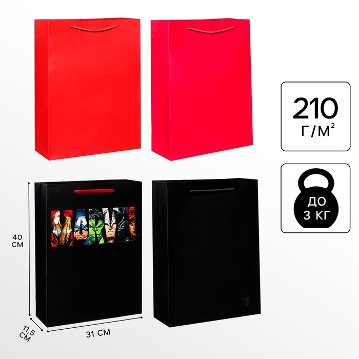 Пакет ламинированный вертикальный, 31х40х11,5 см, МИКС Пакет ламинированный вертикальный, 31х40х11,5 см, МИКС